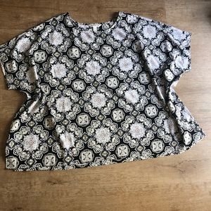 Croft&Barrow 1x woman’s printed blouse